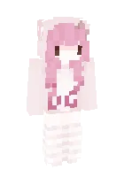 Yoqimtoy qiz — Minecraft skin, rasm 1