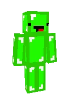 Zumrad nub — Minecraft skin, rasm 1