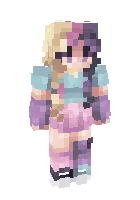 Qiz — Minecraft skin, rasm 1