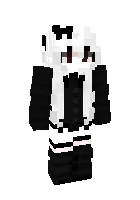 White hair girl — Minecraft skin, rasm 1