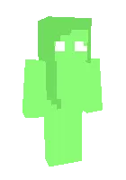 Yashil qiz — Minecraft skin, rasm 1