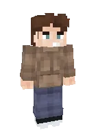 Bej rangli koftadagi skin — Minecraft skin, rasm 1