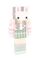 qulupnay qiz — Minecraft skin, rasm 1