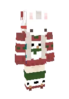 yangi yil qizi — Minecraft skin, rasm 1