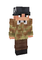 Harbiy — Minecraft skin, rasm 1