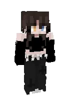 O'qimishli qiz — Minecraft skin, rasm 1