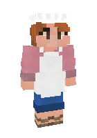 Oshpaz ayol 1 — Minecraft skin, rasm 1