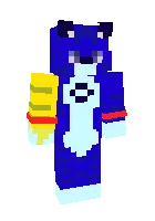 Bluskas — Minecraft skin, rasm 1