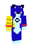 Bluskas — Minecraft skin, rasm 1