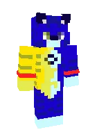 Bluskas — Minecraft skin, rasm 1