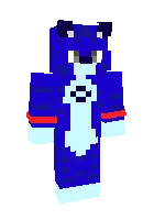 Bluskas — Minecraft skin, rasm 1