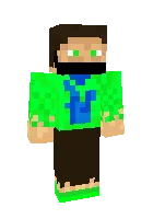 Yashil (yangilangan) — Minecraft skin, rasm 1