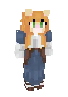 Aurora (Biskasning onasi) — Minecraft skin, rasm 1