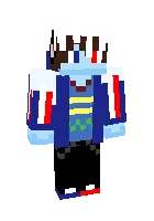 Muzlagan Andy — Minecraft skin, rasm 1