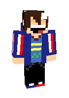 Andy kulmoqda — Minecraft skin, rasm 1