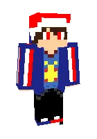 Yangi yil Endi — Minecraft skin, rasm 1