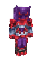 Bo'ri niqobi — Minecraft skin, rasm 1