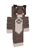 Whiskas jigarrang mushugi — Minecraft skin, rasm 1