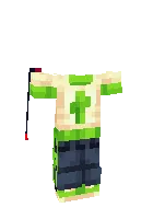 Skin uchun nurlar kiyimi — Minecraft skin, rasm 1