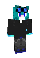 Siniskas — Minecraft skin, rasm 1