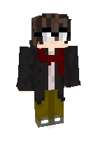 Ko'zoynakli jurnalist Klim — Minecraft skin, rasm 1