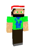 Yashil (yangi yil) — Minecraft skin, rasm 1