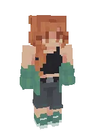Aksolotl qirol — Minecraft skin, rasm 1