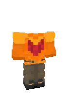 Yashil aksolotl — Minecraft skin, rasm 1