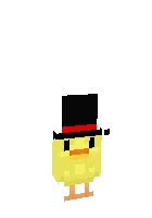 Shlyapali jo'ja — Minecraft skin, rasm 1