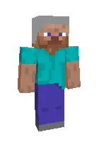 Eski Steve — Minecraft skin, rasm 1