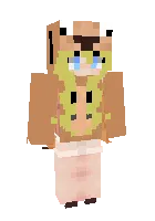 Koftadagi qiz — Minecraft skin, rasm 1