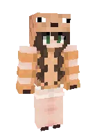 Koftadagi qiz — Minecraft skin, rasm 1
