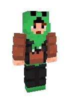 Lego Creeper kostyumi — Minecraft skin, rasm 1