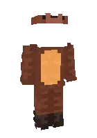 Ayiq kostyumi — Minecraft skin, rasm 1