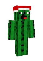 Yangi yil kaktusi — Minecraft skin, rasm 1