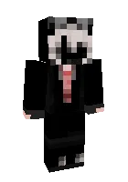 Monika qirolicha — Minecraft skin, rasm 1