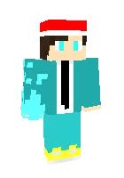KitosYT Qishki skini 2 — Minecraft skin, rasm 1
