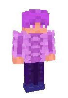 Ametist yigit — Minecraft skin, rasm 1