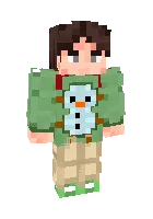 Yangi yil koftasi — Minecraft skin, rasm 1