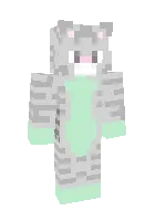 Oqargan vriskas — Minecraft skin, rasm 1