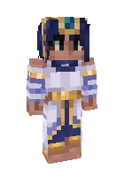 Oq ko'ylakdagi Oketra — Minecraft skin, rasm 1