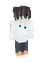 Oq qor bola — Minecraft skin, rasm 1