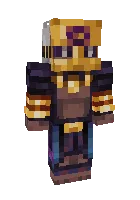Sadik (Oltin yuzli) — Minecraft skin, rasm 1