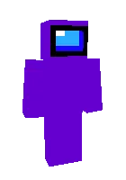 Binafsha among — Minecraft skin, rasm 1