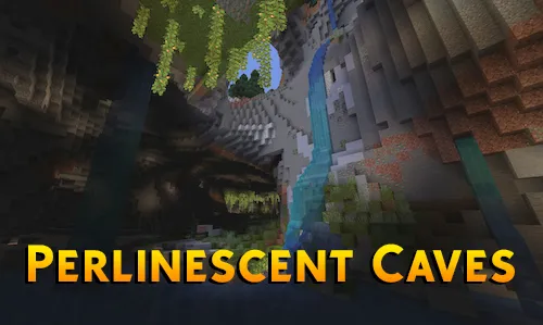 Perlinescent Caves — Minecraft mod, rasm 1