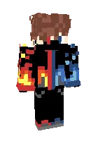 Ice & Fire — Minecraft skin, rasm 1
