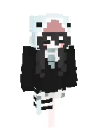 Akula qiz — Minecraft skin, rasm 1