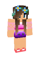 Yozgi yoqimtoy qiz — Minecraft skin, rasm 1