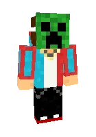 Creeper niqobidagi Kompot — Minecraft skin, rasm 1