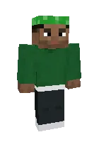 GTA SA Grove Street a'zosi — Minecraft skin, rasm 1